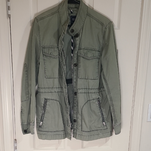 GAP Olive Military Field Jacket - Picture 1 of 6